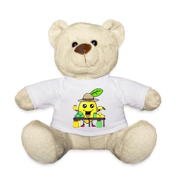 Lemon Lemons Juice Shop Lemon Summer Fruit - Teddy Bear - white - Front