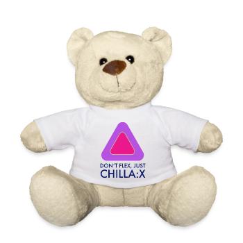 Don't flex just chillax - Teddy Bear - white - Front