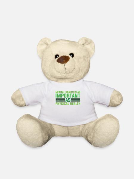 Psychische Gesundheit Mentale Stabilität - Teddy - Weiß