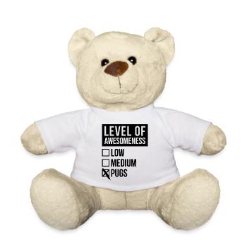 Mops - Teddy - Weiß - Vorne