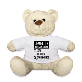 Dackel Dackel Dackel - Teddy - Weiß - Vorne