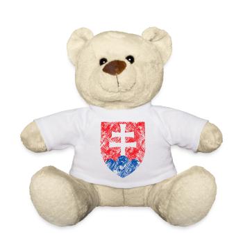 Slovaquie - Nounours - blanc - Devant