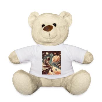 Ein Astronaut auf der Erkundung des Unendlichen, - Teddy - Weiß - Vorne