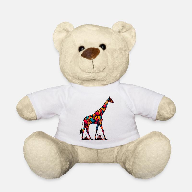 Giraffe - Teddy - Weiß