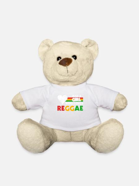 Musique rastafari Rasta Jamaïque Reggae - Nounours - blanc