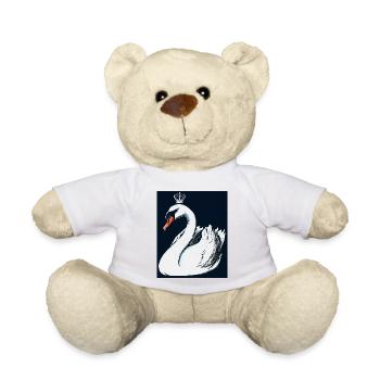 Swan - Teddy Bear - white - Front