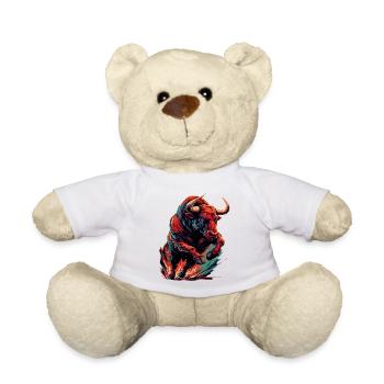Stier - Teddy - Weiß - Vorne