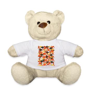 Ocean Camouflage – la vie marine dans le style camouflage - Nounours - blanc - Devant