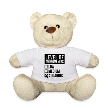 Aquarius - Teddy Bear - white - Front