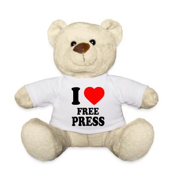 i love free press - Teddy - Weiß - Vorne