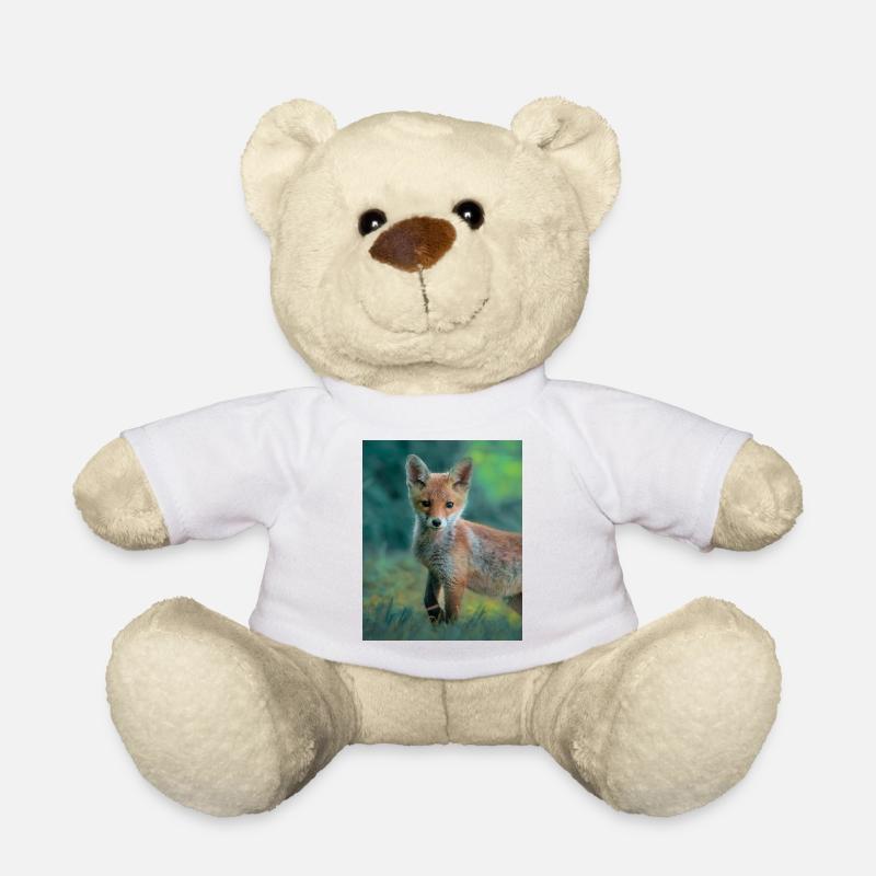 Jeune renard - Nounours - blanc