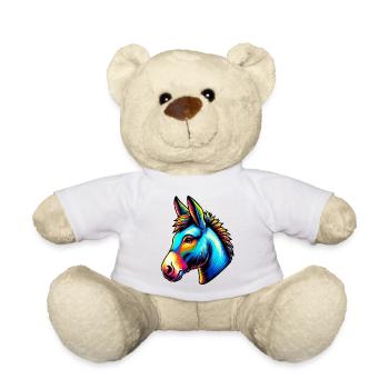 Esel Esel Schnuller Maultier - Teddy - Weiß - Vorne