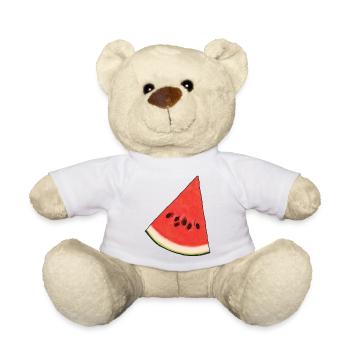 Watermelon Triangle - Teddy Bear - white - Front