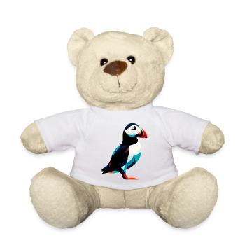 Papageitaucher - Teddy - Weiß - Vorne