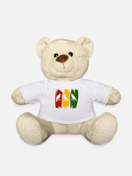 Rastafari Musik Vibes Only Rasta Jamaika Reggae - Teddy - Weiß