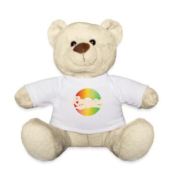 Rastafari Music Vibes Only Rasta Jamaica Reggae - Teddy Bear - white - Front