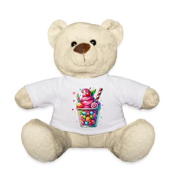 Pleasure for the Senses: Candy Milkshake Mug - Teddy Bear - white - Front
