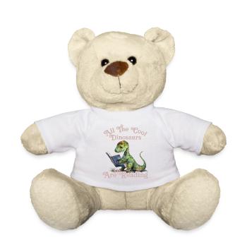 Alle Coolen dinosaurier Lesen Kids - Teddy - Weiß - Vorne