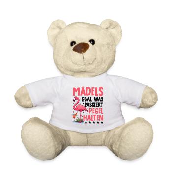 Girls no matter what happens Maintain levels - Teddy Bear - white - Front