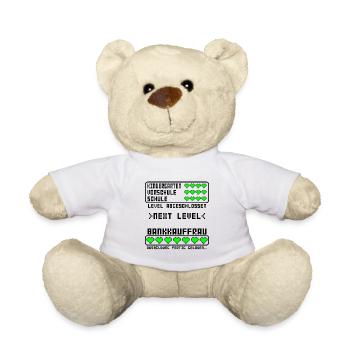 Bankkauffrau Ausbildung Prüfung bestanden - Teddy - Weiß - Vorne