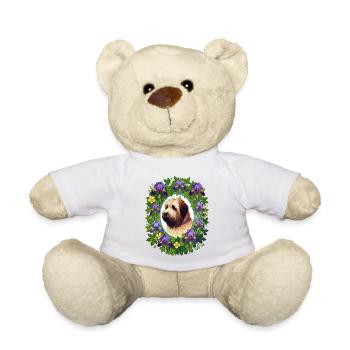 Race de chien Briard - Nounours - blanc - Devant