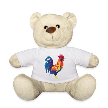 Coq - Nounours - blanc - Devant