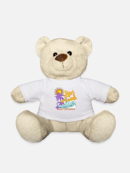 Life is a beach - Enjoy the waves - Teddy - Weiß