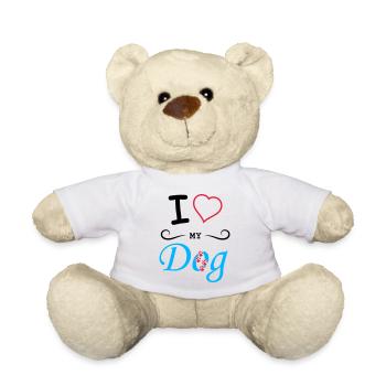 i love my dog - Teddy - Weiß - Vorne