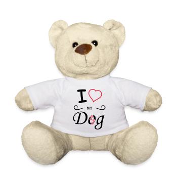 i love my dog - Teddy - Weiß - Vorne