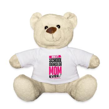 Conseillère scolaire Maman Meilleure école - Nounours - blanc - Devant