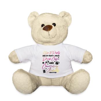 School Counselor Coffee I Like To - Teddy - Weiß - Vorne