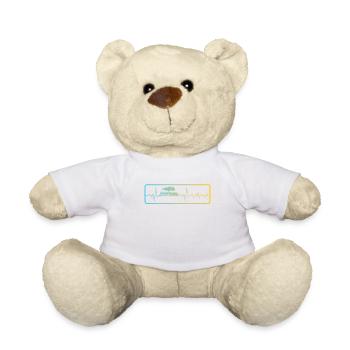 Train Model Maker, Model Locomotive Locomotive - Teddy Bear - white - Front