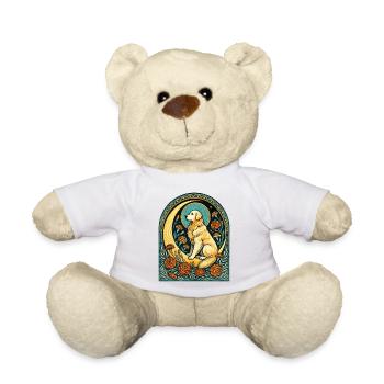 Golden Retriever Lune - Nounours - blanc - Devant
