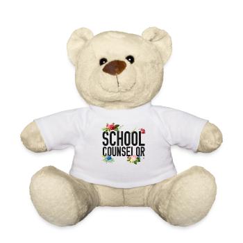 School Counselor Flower Floral - Teddy - Weiß - Vorne