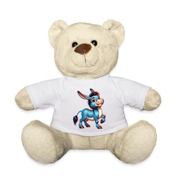 Esel-Maultier - Teddy - Weiß - Vorne