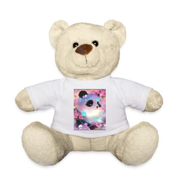 Panda Picture - Teddy Bear - white - Front