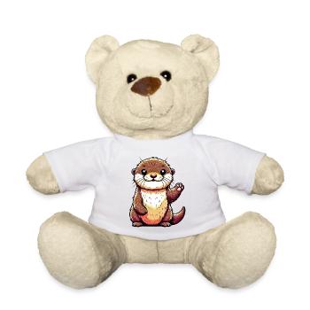 Otter - Teddy Bear - white - Front