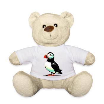 Puffin - Teddy Bear - white - Front