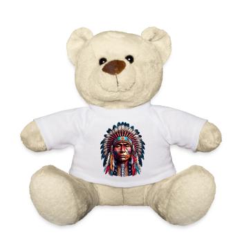 American Indian American - Teddy Bear - white - Front