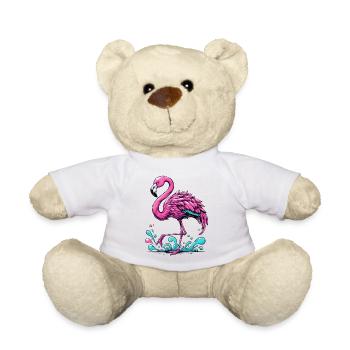 Flamant - Nounours - blanc - Devant
