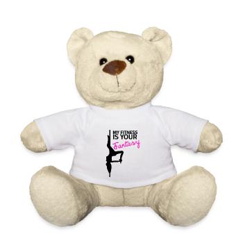 Pole dance - My Fitness is your fantasy - Teddy - Weiß - Vorne
