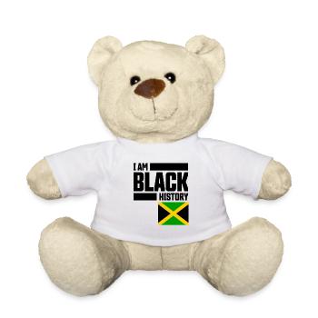 Black History Month - Teddy Bear - white - Front