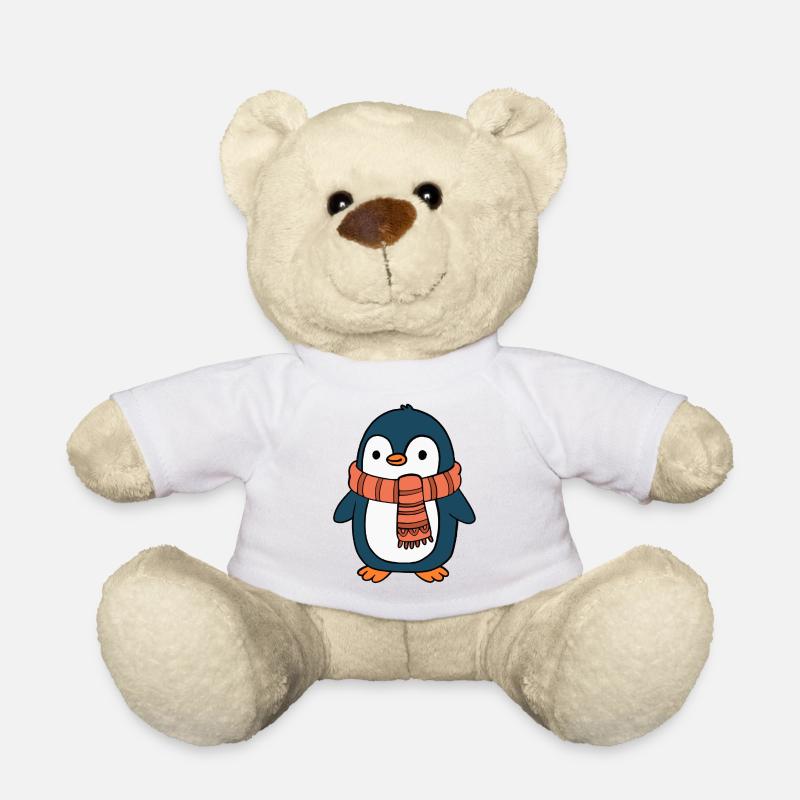 Pingouin - Nounours - blanc