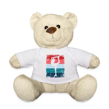 Figure Skating Figure Skating Skating - Teddy Bear - white - Front