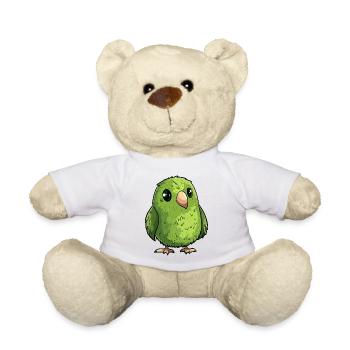 petit kakapo de Nouvelle-Zélande - Nounours - blanc - Devant