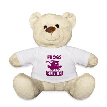Grenouille - Animal amphibien - Nounours - blanc - Devant