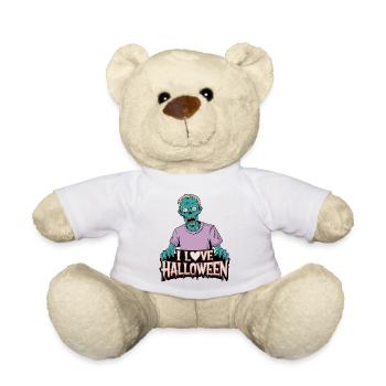I love Halloween - Nounours - blanc - Devant