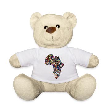 The continent of Africa - Nounours - blanc - Devant