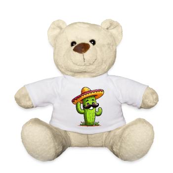Cactus - Teddy Bear - white - Front