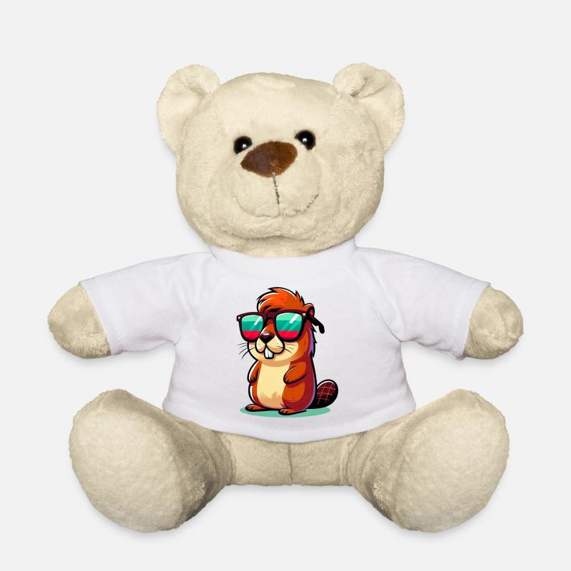 Castor - Nounours - blanc
